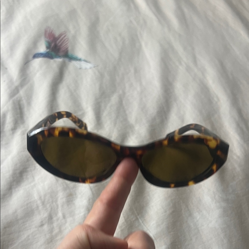 Prada Tortoiseshell Sunglasses — Brown and Black